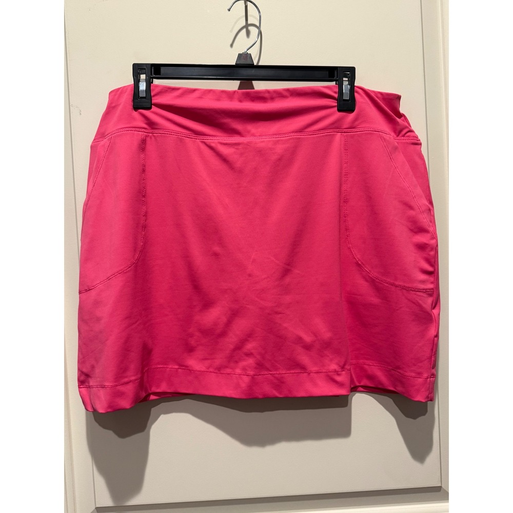 Fairway Outfitters Performance Golf Skort Hot Pink Womens Large Active Skirt